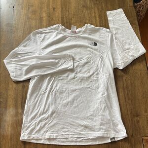 The North Face Classic White Long Sleeve Tee NWOT